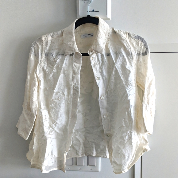 Equipment cotton-silk button-up shirt - Picture 3 of 5